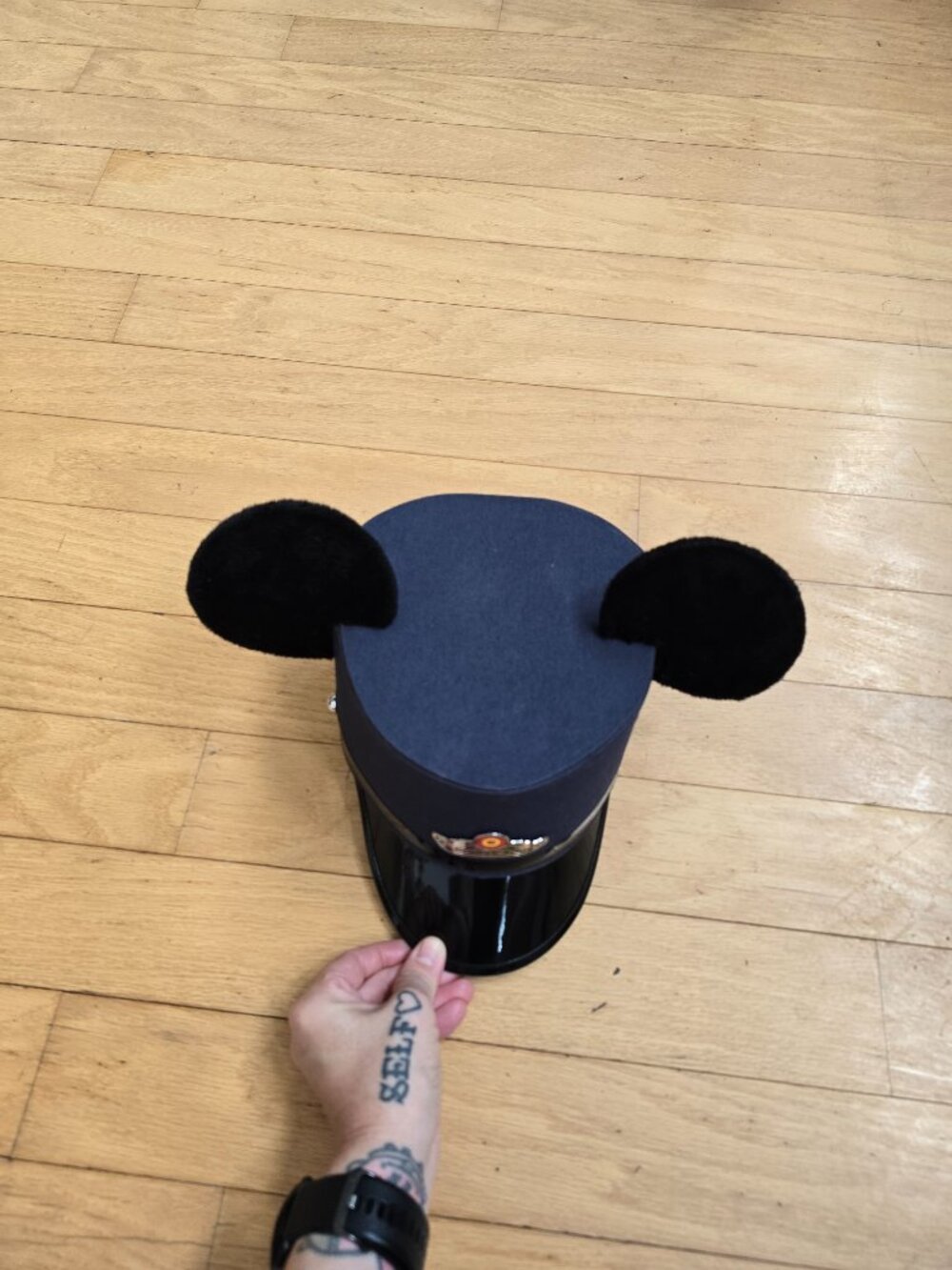 Disney Parks | Mickey Mouse Railroad Train Conductor navy hat | Adult L/XL - Picture 4 of 8